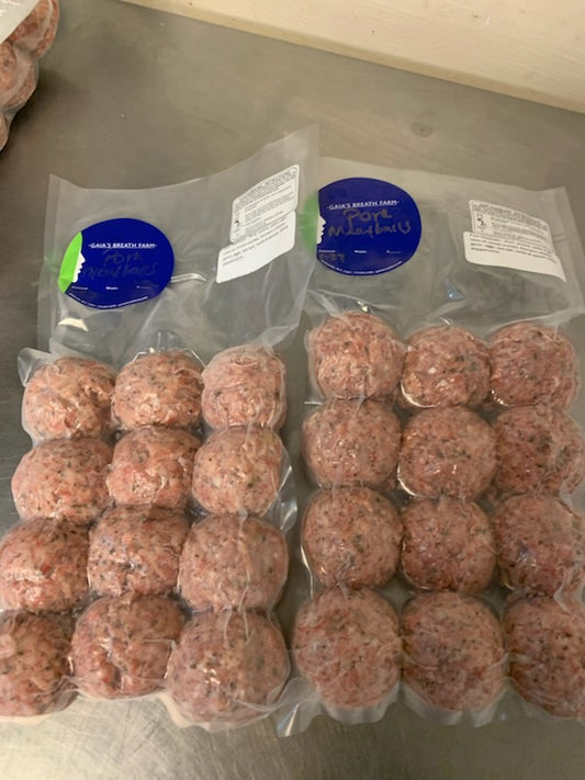 pork meatballs - 2 pack