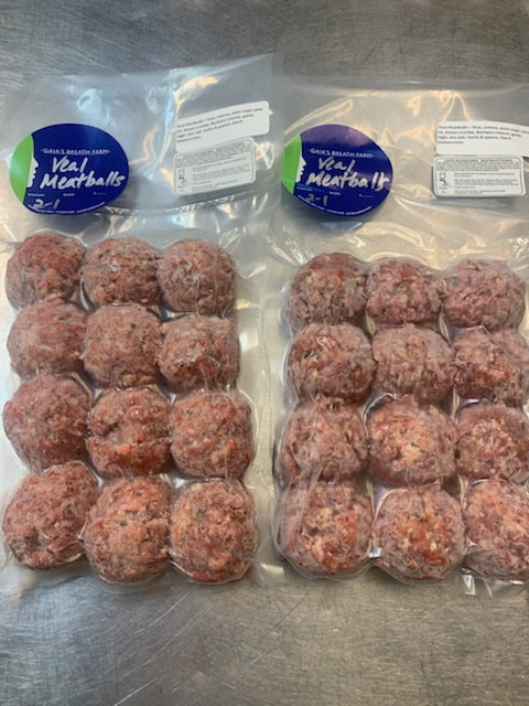 veal meatballs - 2 pack