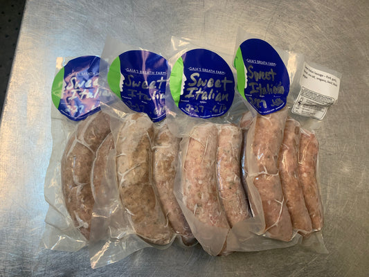 Sweet Italian sausage - 4 packs